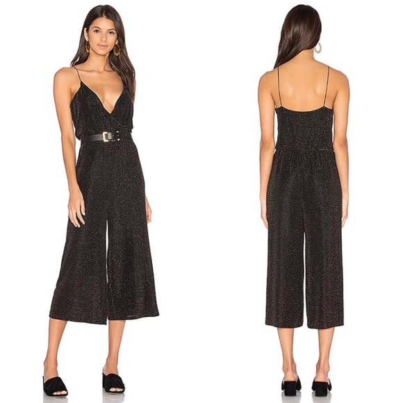 House of Harlow 1960 × REVOLVE Rory Jumpsuit in Black & Gold - Picture 1 of 1